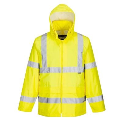 H440 Portwest Hi Vis Yellow Rain Jacket