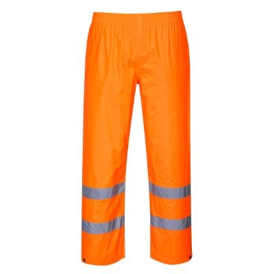H441 Portwest Hi-Vis Orange Rain Trousers