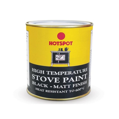 HOTSPOT HS201030 STOVE PAINT MATT BLK 250ML