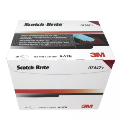 Handpads 3M 7447 Maroon Box 20