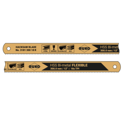 Ruko Hacksaw Blades 12 x 1/2 Bi-Metal 32 TPI