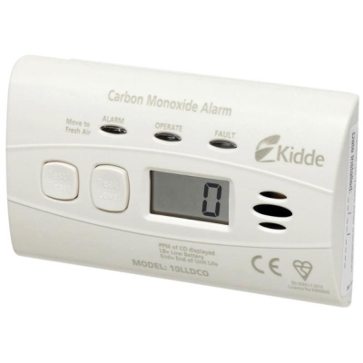 KIDDE   C/MONOXIDE ALARM DIGITAL S/BATTERY 10YR