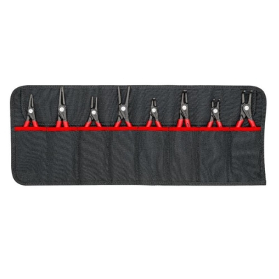 KNIPEX  CIRCLIP PLIERS SET IN TOOL ROLL 8PCE