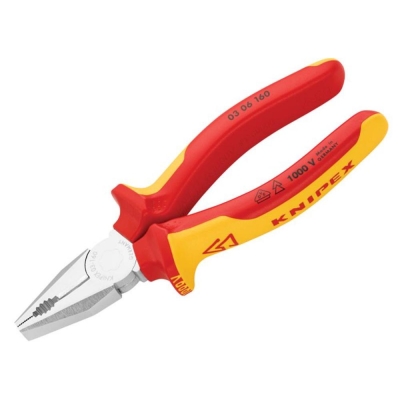 KNIPEX  COMBINATION PLIERS 160MM VDE