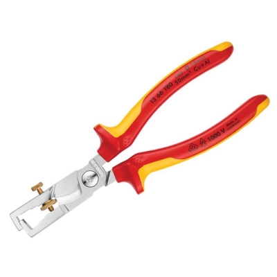 KNIPEX  CABLE SHEARS/STRIPPING FUNCTION VDE