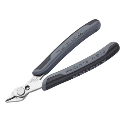 KNIPEX  SUPER-KNIPS FLUSH CUTTER 125MM - ESD
