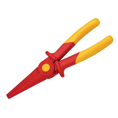 KNIPEX  LONG NOSE PLASTIC INSULATED PLIERS 220MM