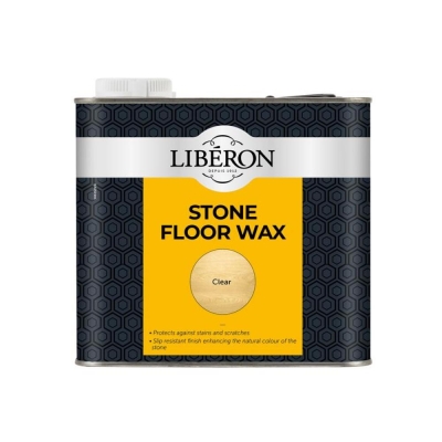 LIBERON STONE FLOOR WAX 2.5L CLEAR