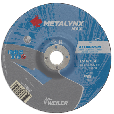 Metalynx ALUMINIUM Grinding Disc 180 x 7 x 22 A24R 