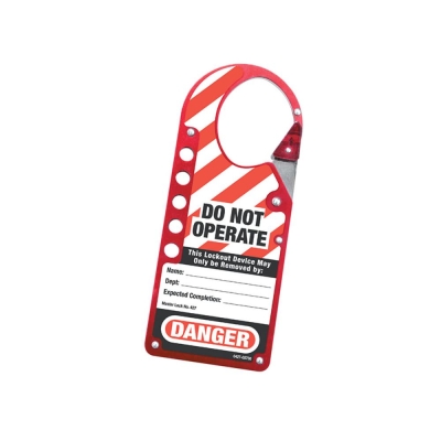 M/LOCK  LOCKOUT/TAGOUT LABELED SNAP-ON HASP  427