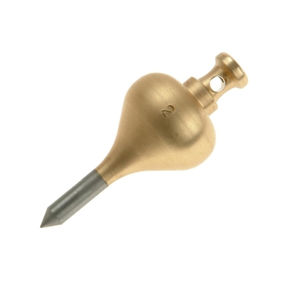 MONUMENT  249D BRASS PLUMB BOB 4.1/2OZ SIZE 2
