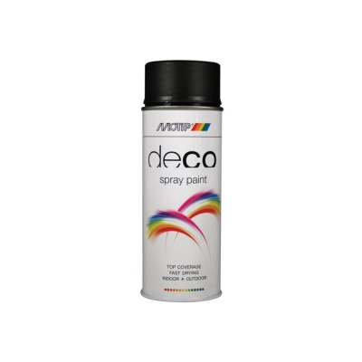 MOTIP   DECO MATT DEEP BLACK RAL 9005 400ML