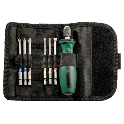 METABO   BIT ROLL-UP CASE 7PCS