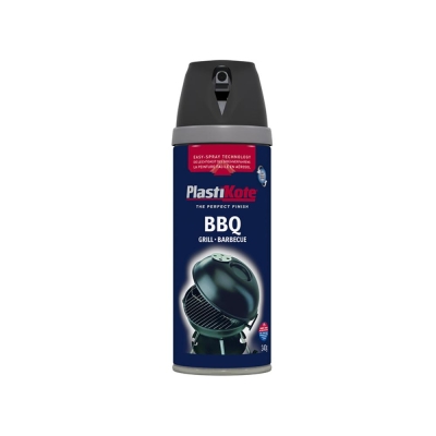 PLASTKT TWIST & SPRAY BAR-B-QUE 400ML BLACK