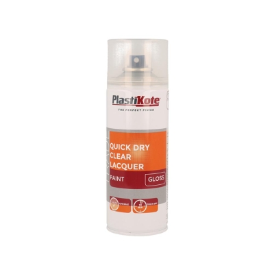 PLASTKT Q/DRY CLEAR LACQUER GLOSS 400ML