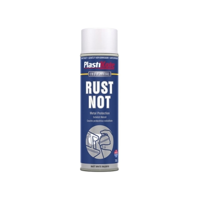 PLASTKT 782 RUST NOT 500ML MAT WHITE    RAL9010M
