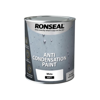 RONSEAL ANTI CONDENSATION PAINT WHITE MATT 750ML