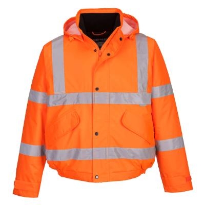 S463 Portwest Hi Vis Orange Bomber Jacket