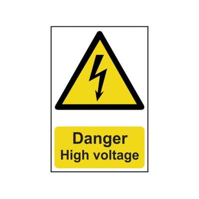 SCAN    SIGN DANGER HIGH VOLTAGE