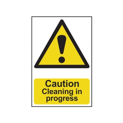 SCAN    SIGN CAUTION CLEANING IN PROGRESS