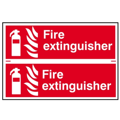 SCAN    SIGN FIRE EXTINGUISHER 300MM X 200MM