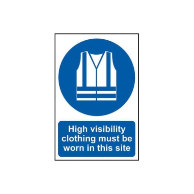 SCAN    HI-VIS CLOTHING MUST BE WORN 400 X 600MM