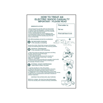 SCAN    SIGN HOW TO TREAT AN ELECTRIC SHOCK