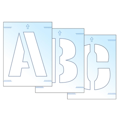 SCAN    LETTER STENCIL KIT 300MM