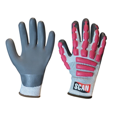 SCAN    ANTI-IMPACT LATEX CUT 5 GLOVE SZ10