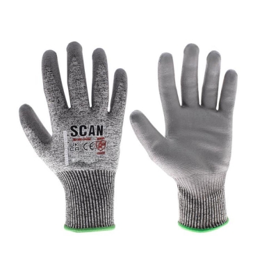 SCAN    CUT D GLOVE - PU PALM SZ 9