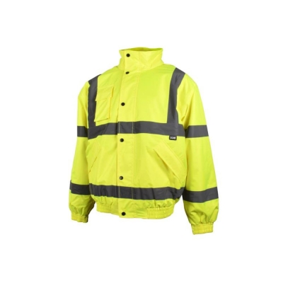 SCAN    HI-VIS BOMBER JACKET YELLOW - L