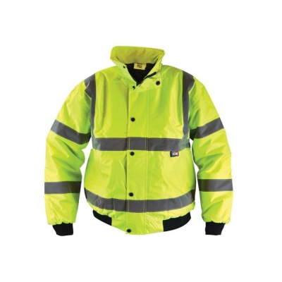 SCAN    HI-VIS BOMBER JACKET YELLOW - XL