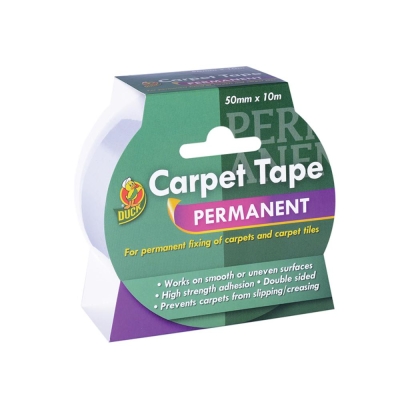 SHURTAPE DUCK PERMANENT CARPET TAPE 50MM X 10M