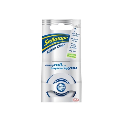 SEL/TAPE SELLOTAPE CLEAR  18MM X 25M B/P