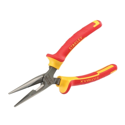 STANLEY  VDE LONG NOSE PLIER 160MM      0-84-006
