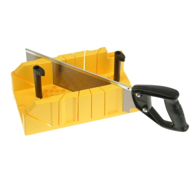 STANLEY CLAMPING MITRE BOX AND SAW      1-20-600