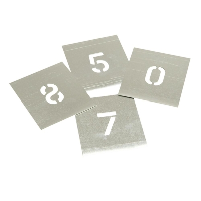 ATB     SET ZINC STENCILS FIGURES 2.1/2IN