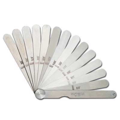 STARRETT 467M   FEELER GAUGE 13PC 0.04-5MM
