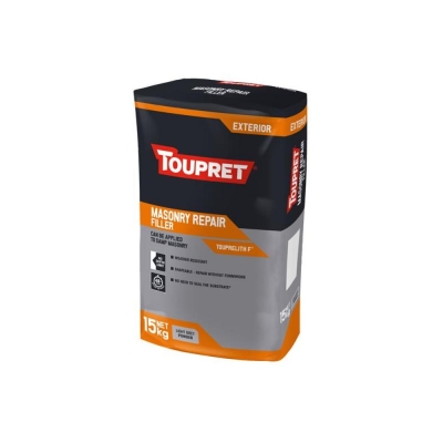 TOUPRET EXTERIOR MASONRY REPAIR FILLER 15KG