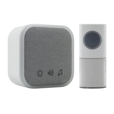 UNI-COM PORTABLE DOOR CHIME - WHITE