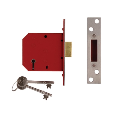 UNION   J2101-PL-2.50 5 LEVER DEADLOCK PB 2.5IN