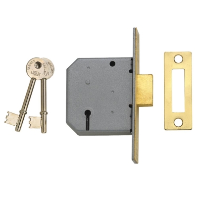 UNION   Y2177-PL-3.00 3 LEVER DEADLOCK PB 3.0IN