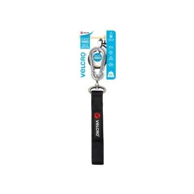 VELCRO  EASY HANG STRAP 25MM X 61CM BLACK