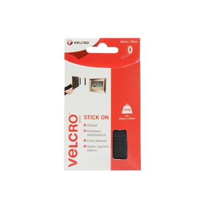 VELCRO  BRAND STICK ON TAPE 20MM X 50CM