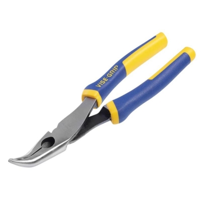 V/GRIP   BENT LONG NOSE PLIER 8IN       10505506