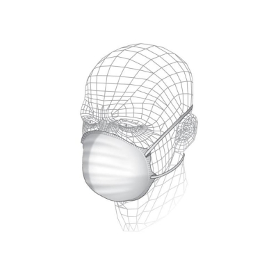 VITREX  CUP RESPIRATORS X3