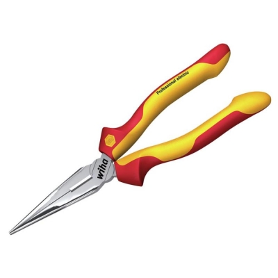 WIHA    NEEDLE NOSE PLIERS PRO VDE 200MM