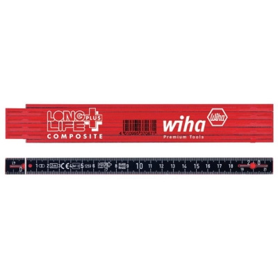 WIHA    FOLDING RULER COMPOSITE 2M