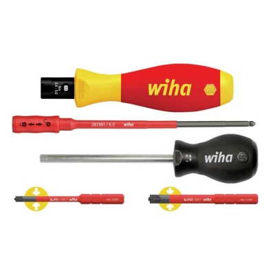 WIHA    S/D SET 5PC T/VARIO +/-POZI/HEX