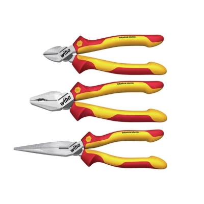 WIHA    VDE PLIERS SET IND COMB/DIAG/L/NOSE
